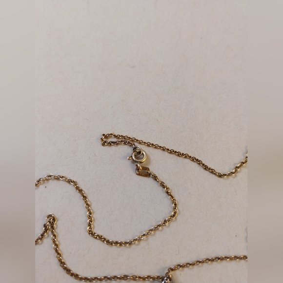 Gold Filled and Purple Pendant Necklace - Picture 11 of 16